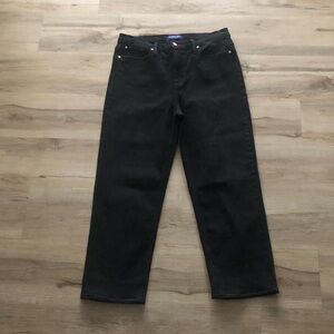 Scotch & Soda Black High-Rise Straight Jeans